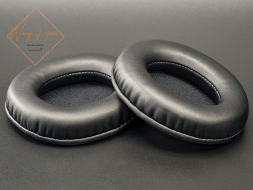 Cuscinetti auricolari in pelle morbida a forma di uovo ellisse ovali per cuffie Amphiton serie TDS 7 - Foto 2 di 12