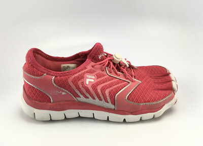 Fila Sport Skele-Toes Leap Pink Minimalist Slip-On Running Shoe Womens Size  M