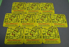 VINTAGE BELLOWS WHISKEY LOUISVILLE KENTUCKY HAD ROUGH DAY HORSE ARROWS COASTERS — photo 1