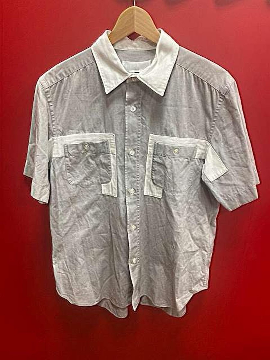 COMME des GARCONS GANRYU Shirt Short Sleeve Cotton Men Size COMME des GARCONS GANRYU Shirt Short Sleeve Cotton Men Size