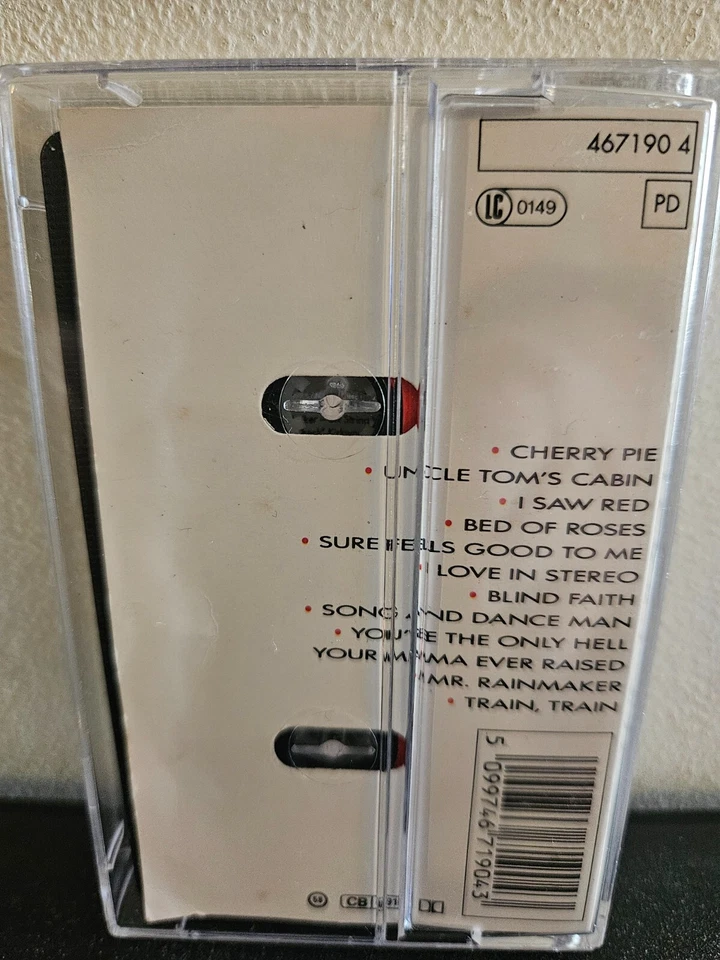 WARRANT Cherry Pie 1990 CASSETTE TAPE GLAM/HAIR METAL HARD ROCK JANI LANE - Image 4 of 4