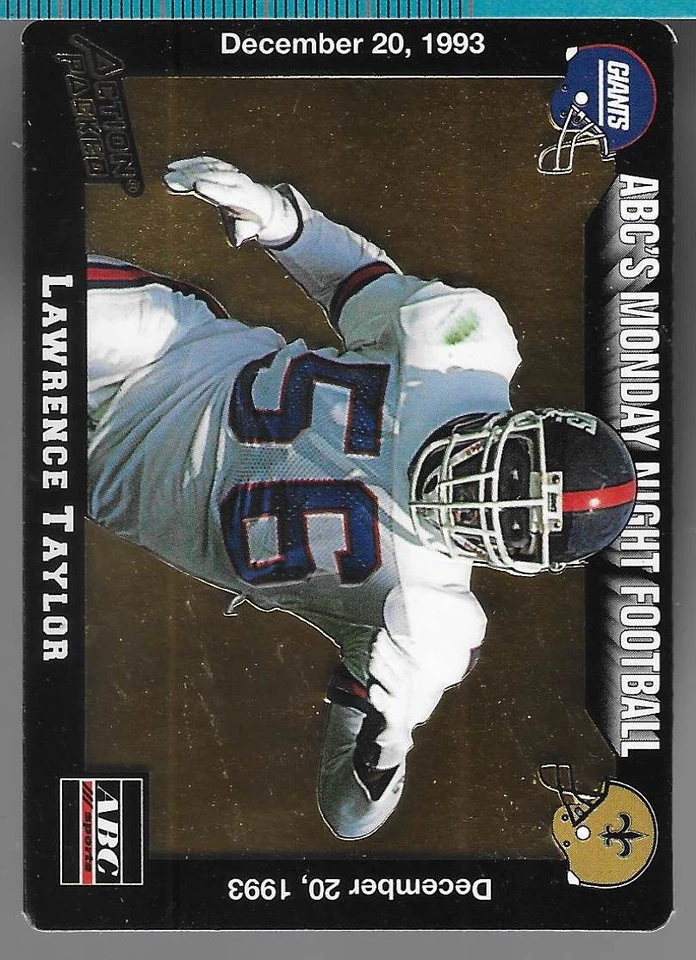 1993 Action Packed Monday Night Football (#1-81) - Complete Your Set - Image 2 of 4