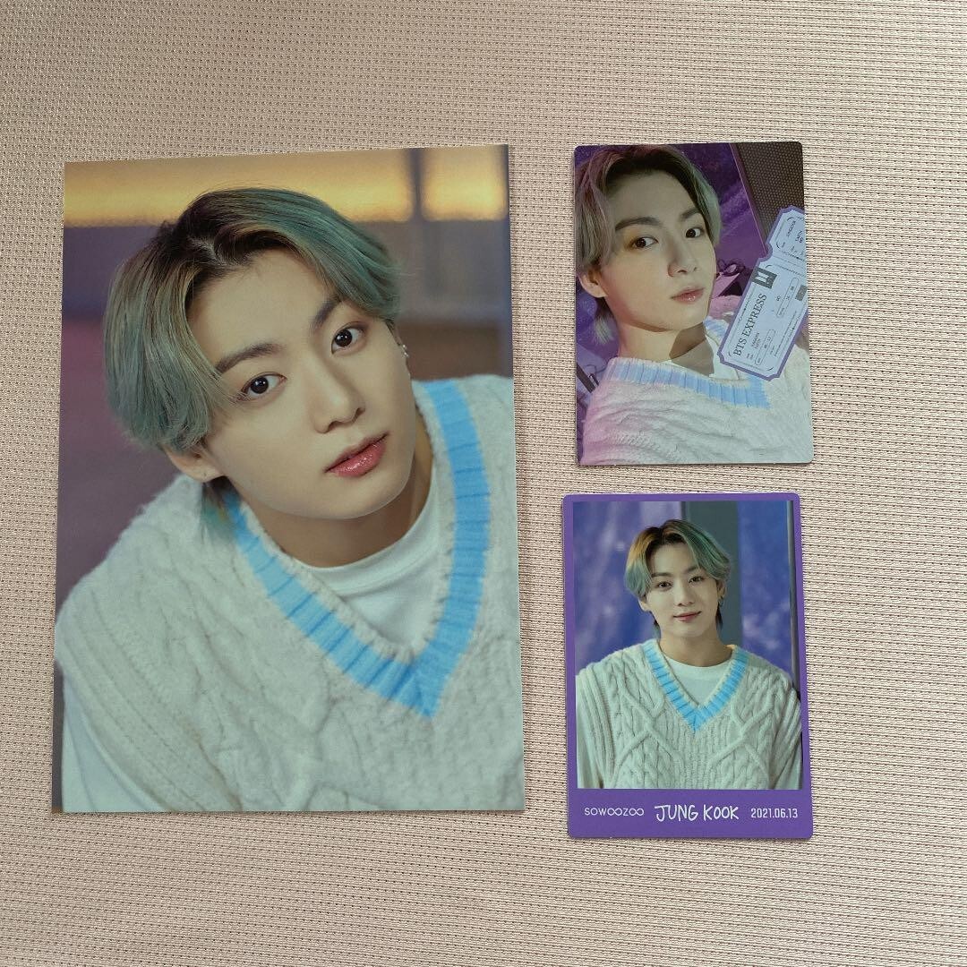 BTS JUNGKOOK SOWOOZOO Official Photo Card Postcard K-POP | eBay