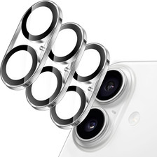 Camera Lens Protector for iPhone 17 6.3'' 9H Tempered Glass HD Clear 3 Pack