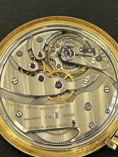 CARTIER POCKET WATCH 18K SOLID GOLD- European Watch Co. 16j - Picture 2 of 11