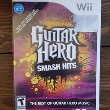 Activision Guitar Hero: Smash Hits Wii Rhythm T-Teen Manual Included