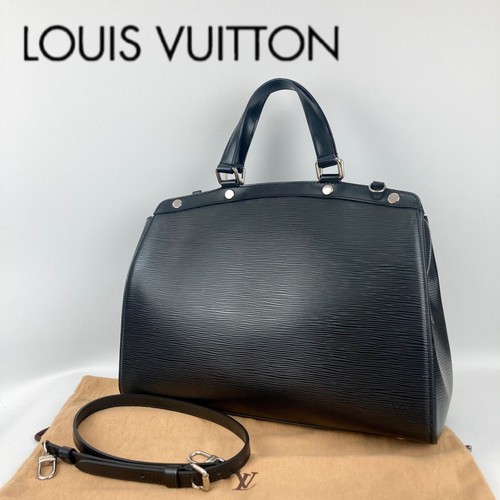 Auth Used Louis Vuitton M40329 Epi Blair MM Handbag Leather Black Noir Excellent