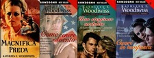 Libri Kathleen E. Woodiwiss. Vari titoli. Vari anni. Rari. Voluminosi.