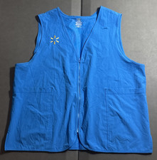 Walmart Proud Associate Unisex Light Blue Uniform Vest Size 2XL / XXL
