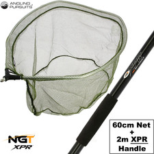 Landing Net Scoop Front Pan 60cm AP Coarse Carp Fishing + NGT 2m XPR Net Handle
