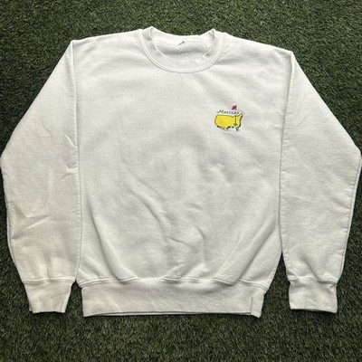 Masters Tournament Crewneck Sweatshirt Unisex M White Augusta National Golf