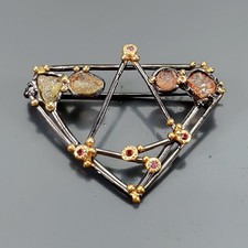 Sklep jubilerski Szafir Broszka 925 Srebro szterlingowe /B-CH0123