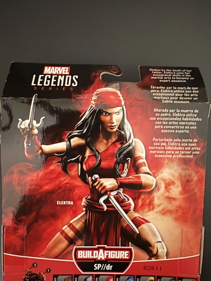 Marvel Legends Series Elektra BAF Hasbro Precintado Foto 3 de 4