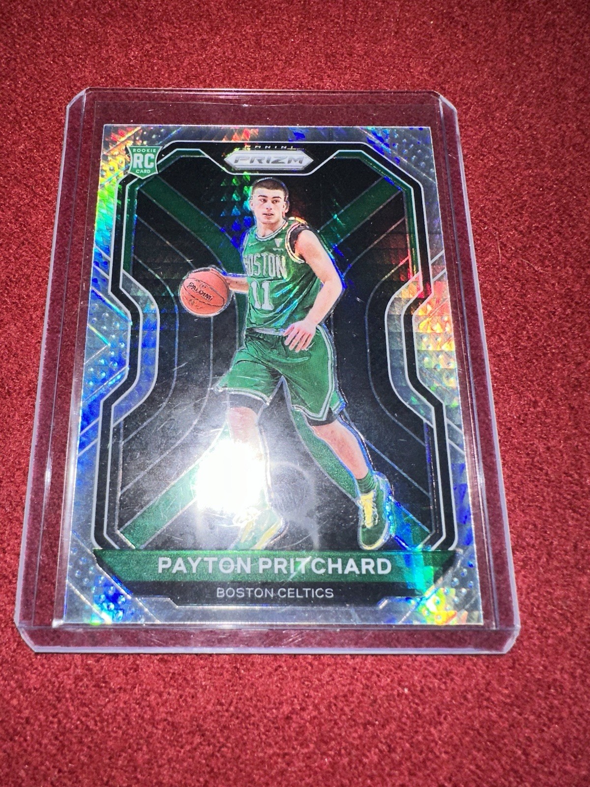 PAYTON PRITCHARD 2020-21 PANINI PRIZM HYPER PRIZM ROOKIE RC #257