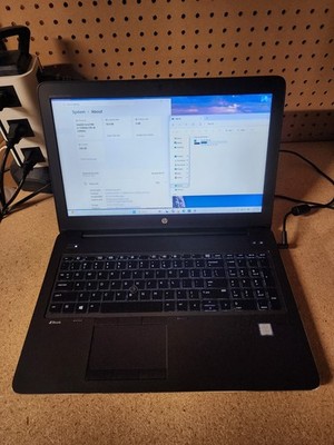 HP ZBook 15 G4 15.6'' i7-7700HQ 2.8GHz 16GB RAM 256GB SSD W11 Pro NVIDIA M620
