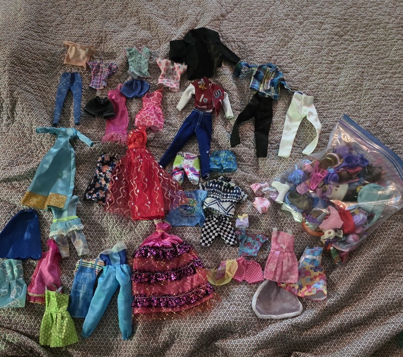 Disney princesses, and other barbies, large lot 30+ dolls and accessories
