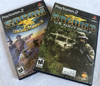 Sony Computer Entertainment SOCOM & SOCOM 3 US Navy SEALs PS2 Manual NTSC-U/C