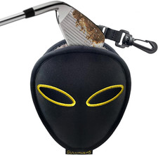 Golf Club and Ball Cleaner Bag with Waterproof Fabric and Removable Clips
