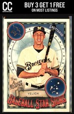 2019 Topps Allen & Ginter #BSS-37 Christian Yelich Baseball Star Signs Brewers