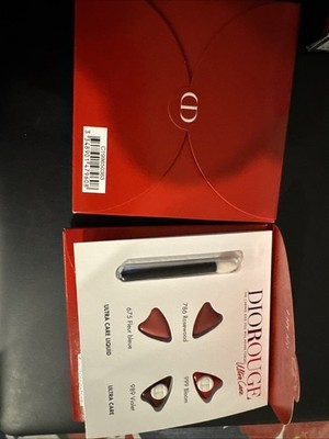 2x Dior Rouge Ultra Care Liquid 786 Rose 999 Bloom 675 Fleur 989 Violet Sample