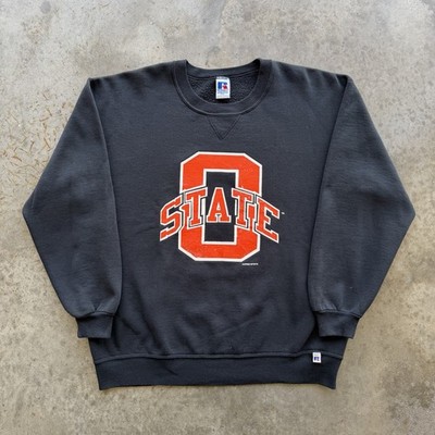 VTG 90s Oklahoma State University Cowboys OSU Russell Athletic Black Crewneck