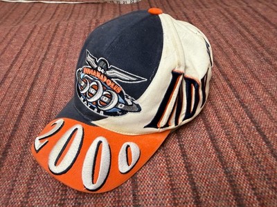 MENS USED VINTAGE TOP OF THE WORLD INDY 500 RACING SWIRL SNAPBACK HAT OSFA