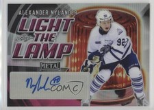 2015-16 Leaf Metal Light The Lamp Pink Prismatic 4/7 Alexander Nylander Auto 1f1