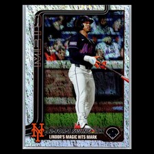 2025 Topps Update Series #US290 Francisco Lindor Holofoil Parallel