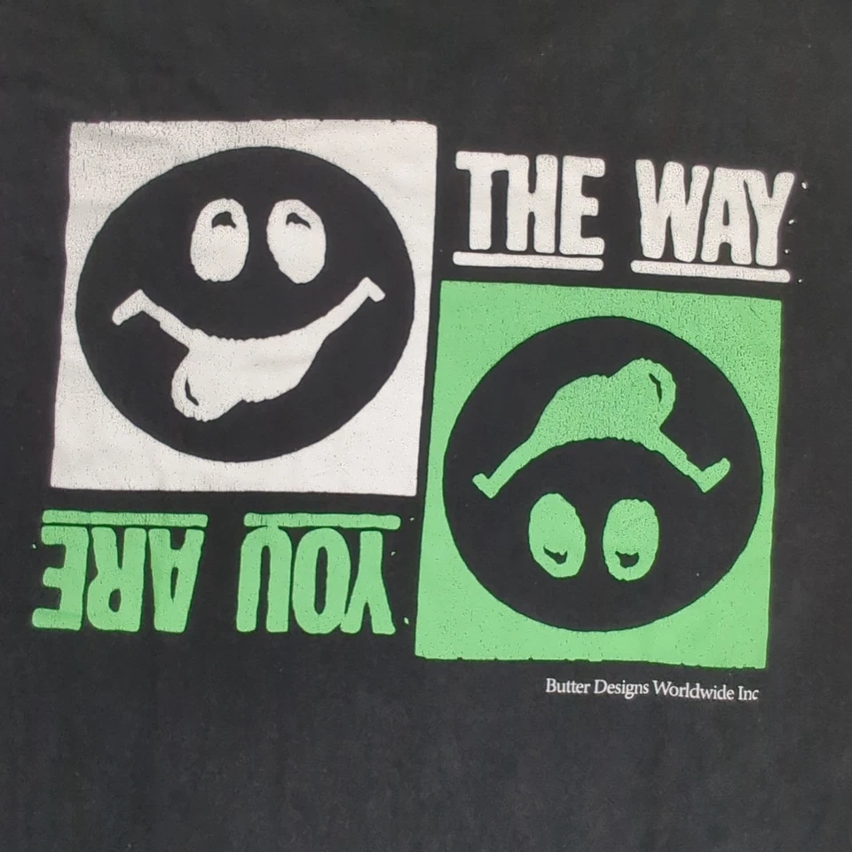 CAMISETA EMOJI CARA SONRIENTE THE WAY YOU ARE DISEÑOS MANTEQUILLA De Colección Para Hombre S Foto 3 de 4