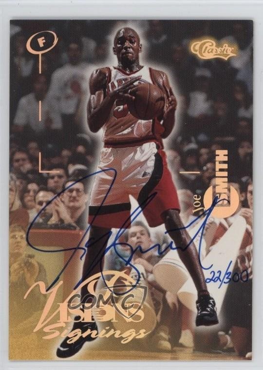 1996 Classic Visions Signings Gold Foil Joe Smith Auto 9l6