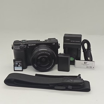Sony Alpha A6300 24.2MP Mirrorless Digital Camera w/ Sony 16-50 Lens
