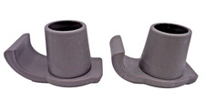 Walker Ski Glides, Universal Fit for Folding Walkers Easy Install Durable Rubber