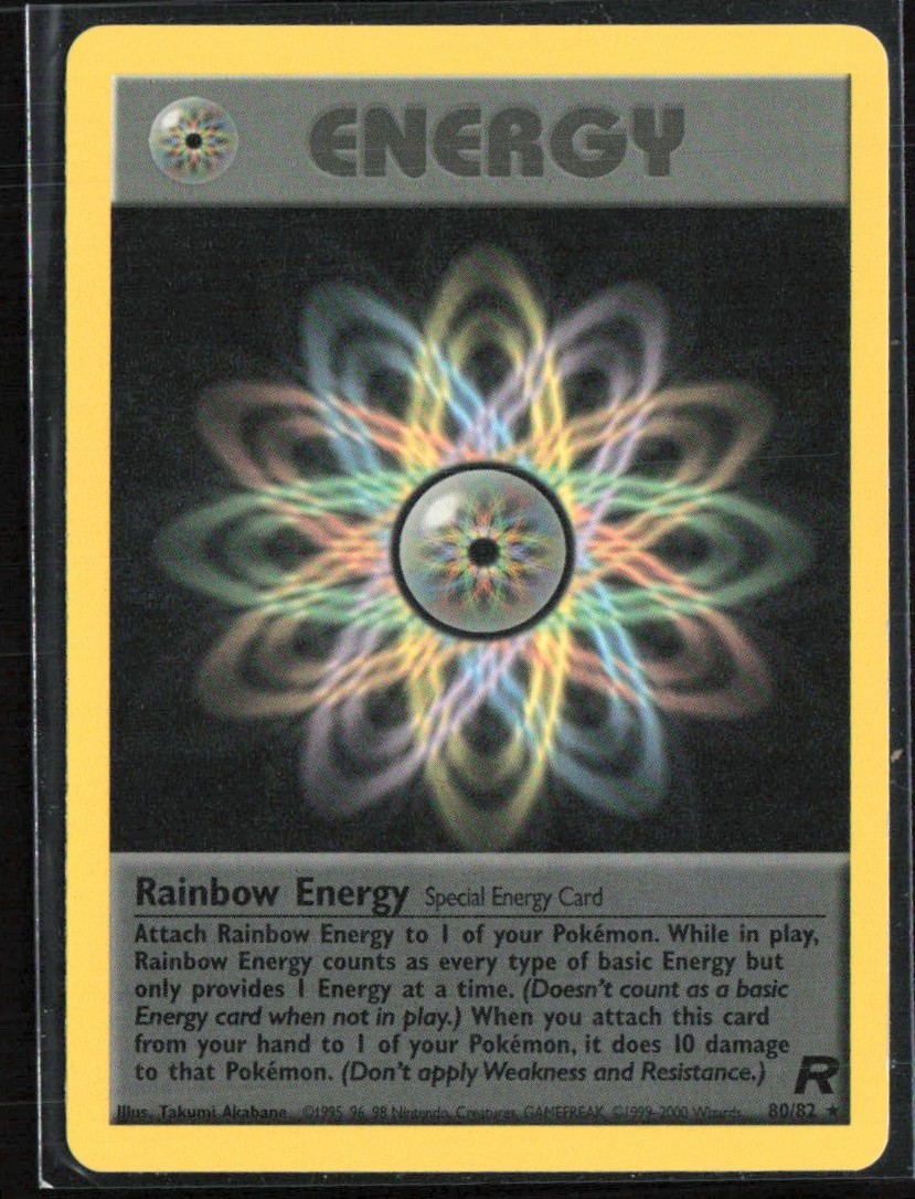 Rainbow Energy (80) 2000 Pokemon #80/82