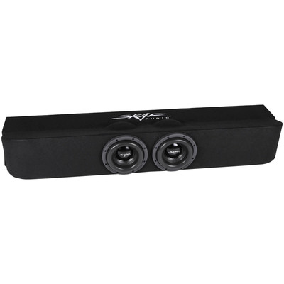 NEW DUAL 8'' 2400W LOADED SUB BOX FITS 2017-2026 FORD SUPER DUTY SUPERCREW CAB