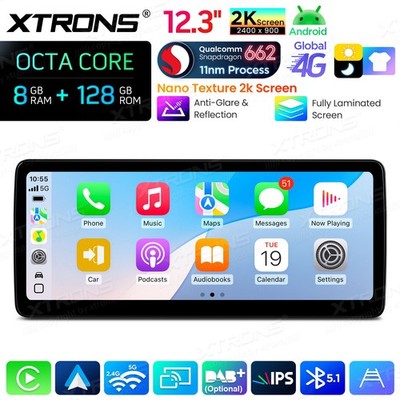 Autoradio Für Mercedes W176 C117 NTG4.5/4.7 Android 8+128G GPS Navi 12,3'' 2K IPS
