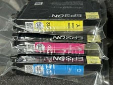 OEM Genuine Epson 212 Ink Cartridge Set Cyan Magenta  Yellow New Sealed No Box