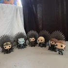 Funko Pop Game Of Thrones Iron Throne Lot Jon Daenerys Tyrion Cersei Night King