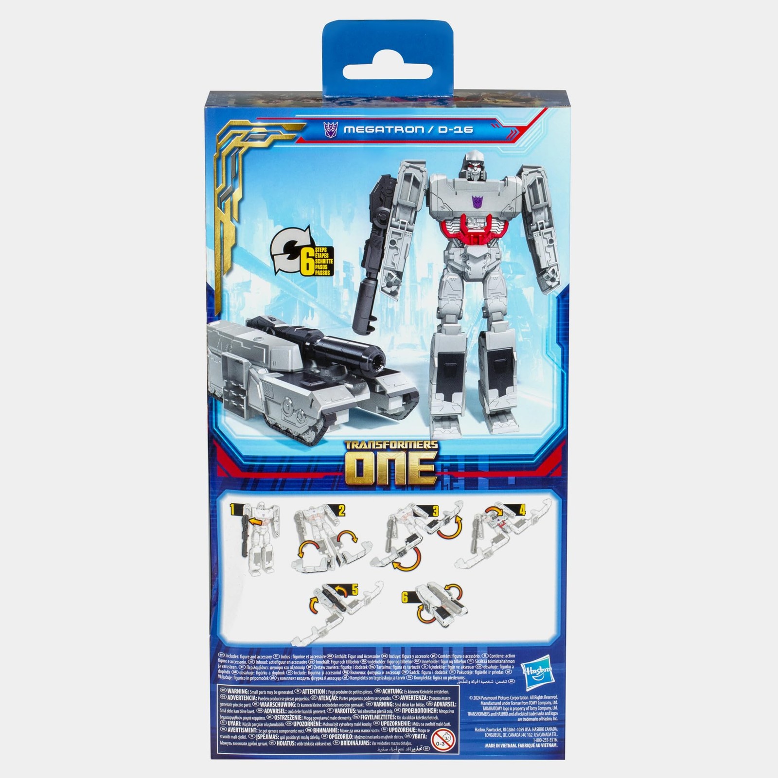 Transformers One Mega Changer Megatron (D-16) 11-Inch Robot Action Figure, In...