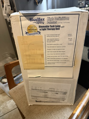 #ad Blue max 70w Full Spectrum Desk Lamp NOS new In Box $251.99