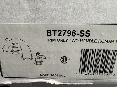 Delta BT2796-SS Windemere Roman Tub Filler Trim - Brilliance Stainless Steel