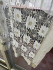 Antique Pulled Thread-work Linen Handmade Curtain Panels — photo 9