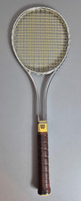 Vintage WILSON T2000 Metal Tennis Racquet 4 3/8 Leather Grip USA Made Racket
