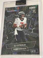 CJ Stround Alumunation Comix Black Rainbow Disco Foil Rookie #9/18