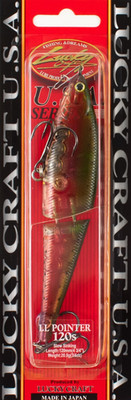 LUCKY CRAFT EPG LL POINTER 120S 3/4OZ LLPT120-817 GHST RNBW TRT E8363