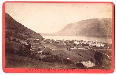 Fotografie Baldi & Würthle, Salzburg, Ansicht Zell am See, Blick nach dem Ort g 