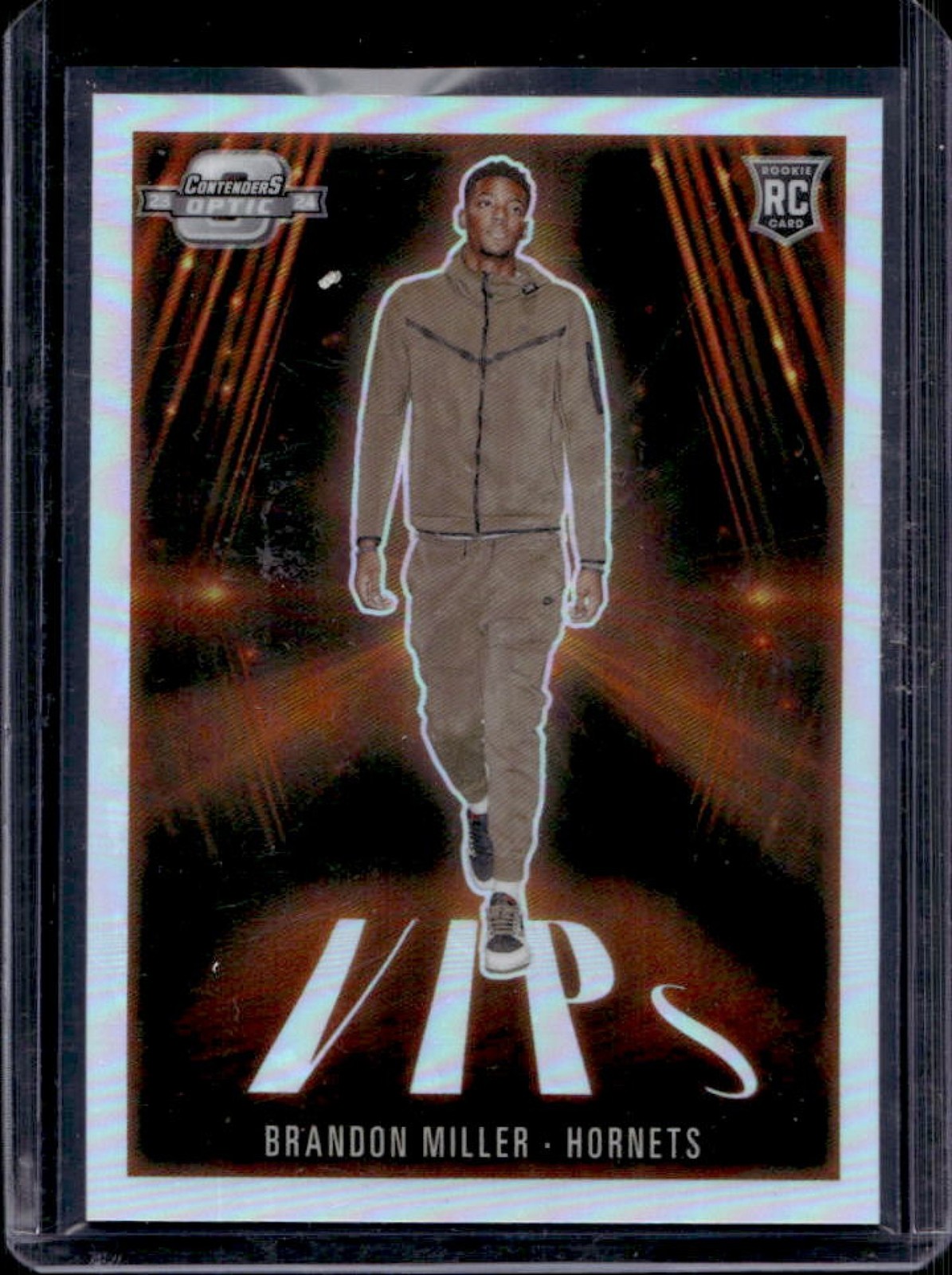2023-24 Panini Contenders Optic Brandon Miller VIP's RC Rookie #10 Hornets