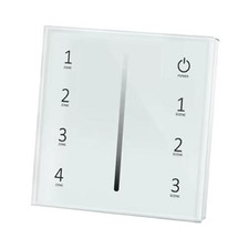 LED Dimmer Switch 4 Way Rocker Dimmer Light Switch for Halogen Cfl Lights