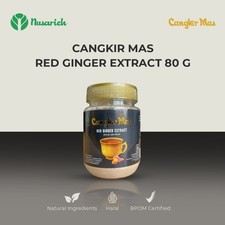 Red Ginger Extract Powder 80g Jar, Unsweetened | Pure Ginger Drink Mix