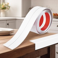 2.4 Inch x 10 Feet Wall Corner Protector Peel and Stick Corner Trim Molding S...