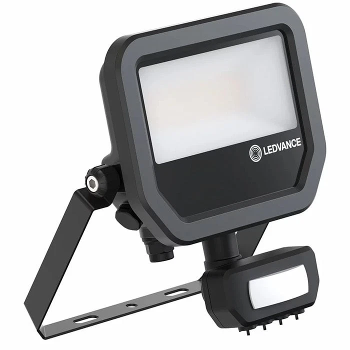 OSRAM/LEDVANCE Ledvance Performance Class LED Floodlight 17W 3000K Black IP65 Sensor